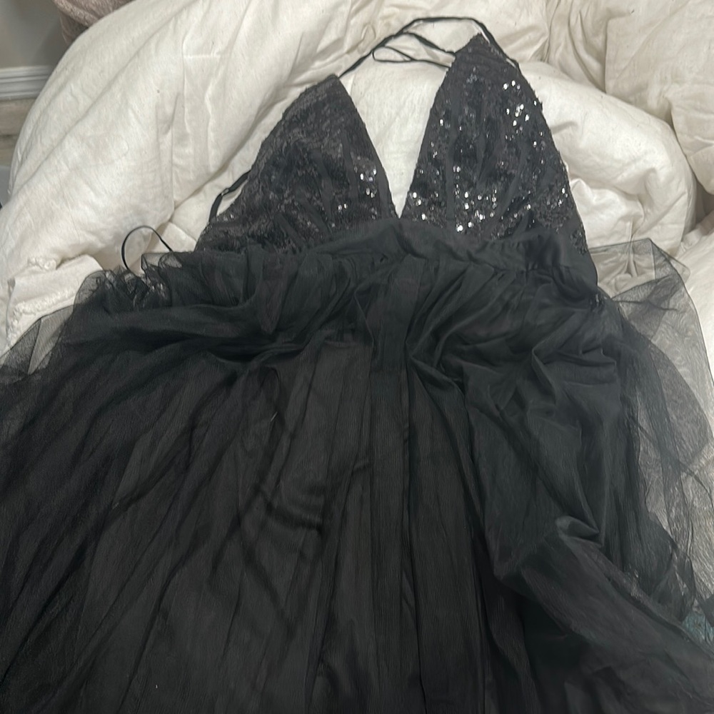 Black long dress